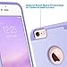 ULAK iPhone 6 Plus Case, iPhone 6S Plus Case,Thin Dual Layer Soft Silicone Skin Hard Back Cover Anti Scratches Bumper Protective Case for Apple iPhone 6 Plus/6S Plus 5.5 inch - Lavender