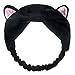 Mokde Mondge Cute Cat Ear Hair Band For Women Wash Face Makeup Running Sport, 5 Piece