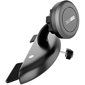 TechMatte MagGrip Universal Magnetic CD Slot Car Mount with Extra Strong Magnetic Grip (1 Pack)
