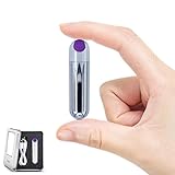 Vsshe Bullet Viberate Toys with USB Rechargeable & Waterproof & 10 speed & Purple