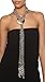 HinsonGayle 'Cleopatra' 6-Strand Silver Gray Cultured Freshwater Pearl & Shell Lariat Y Necklace-35 in Length