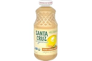 SantaCruz 100-Percent Lemon Juice, 473 Milliliter