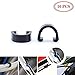 YESON 10pcs Aluminum bicycle c clips Brake Shifter housing Bike cable clips Frame U Buckle Hose Guides Fixed Tubing Clasps derailleur Line Clamps for MTB Road Mountain bike Guide
