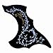 1pc Acoustic Guitar Pickguard Scratch Plate Sunbird Black High Quality