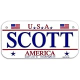 Gift House Scott USA Bike Plate - Made in