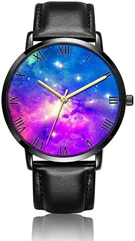TobyFord Customized Wrist Watch, White Baseball Pattern Design Analog Quartz Wrist Watch for Women and Men, Durable Personalized PU Leather Wrist Watch Classic Fashion Watch for Couples and Lovers