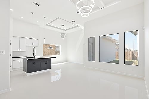 BUILDMART Moderne AC-Lüftungsgitter – Schwarz, 14x10 Zoll, Aus Aluminium, Für Decke, Wand & Boden