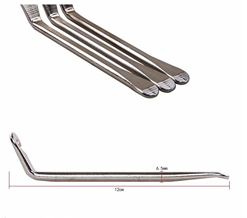 Polymer True Utility 1 Pc Bicycle Tire Spoon, Crowbar Crowbar (12x0.65cm)_Silver - Thumbnail 2