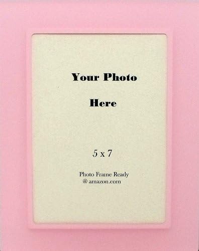 Table Top Photo Frame Acrylic 5 X 7 Pink Girl Childrens Accessories