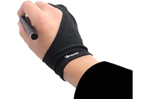 HUION Anti-fouling Artist Glove for Graphics Pen Drawing Tablet Monitor Light Box Tracing Board-Large Size