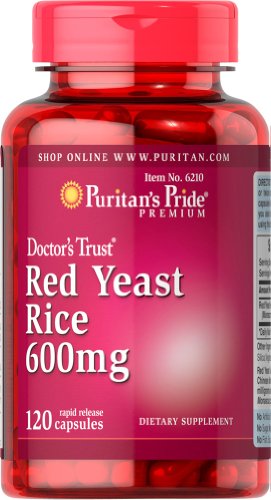 Puritan s pride red yeast rice 600 mg-120 capsules