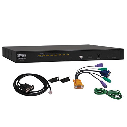 TRIPP-LITE-8-Port-Rack-Mount-USB-KVM-Switch-with-On-Screen-Display-Cables-1U-B022-U08