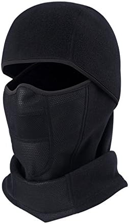 KAITUO Thermal Fleece Balaclava Hood - Soft Windproof Ski Mask - Comfy Cold Weather Face Mask Breathable Neck Warmer- For Winter Outdoor Sports Motorcycle Cycling Helmet Liner