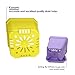 KORAM 14-pack Colorful Flower Pots 2.7-inch Square Plastic Plant Pot Succulent Planter Nursery Pots with Saucer for Home Office Garden, 1 Set of Planting Tools - Garden Gifts for Men & Women