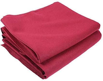 Pool Cloth, 7 x 4ft Bed & Cushions, Red