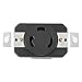 L5-30R 30A 125V Lock Female Wall Outlet Receptacle US 3 Wire Grounding Flush Mounting Power Generator Receptacle