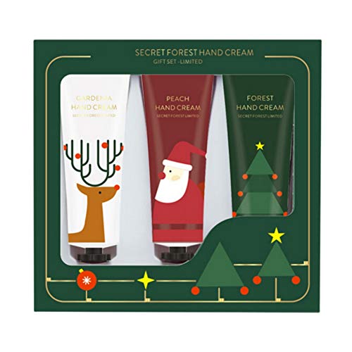 3 Pcs/Set Christmas Hand Cream Moisturizing Nourishing Dry Rough Anti-chapping Smooth Hands Whitening Hand Lotion