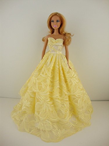 yellow dress barbie