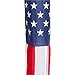 Zcutt Home Goods 60-inch American Flag Windsock. Full-Length (5 Feet) Stars and Stripes Windsocks - Includes Hanging Clip.