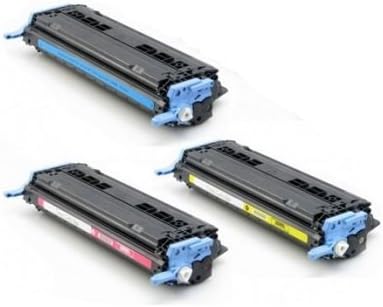 Global Cartridges Remanufactured Toner Cartridge Set Replacement for HP 124A/HP 2600(1 Cyan, 1 Yellow, 1 Magenta, 3-Pack)
