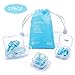 Reusable Silicone Ear Plugs - ANBOW Waterproof Hypoallergenic Noise Reduction Earplugs for Sleeping, Swimming, Snoring, Concerts, 32dB Highest NRR, 3 Pairs with Bonus Travel Pouch primary