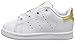 adidas Originals Kids Stan Smith Sneaker, White/Gold Metallic/Gold Metallic, 9 US Unisex Toddler