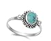 CHOOSE YOUR COLOR Sterling Silver Nugget Ring