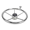 Amarine-made-5-spoke-13-12-Inch-Destroyer-Style-Stainless-Boat-Steering-Wheel-with-Small-Knob-XK-9310SRF1