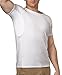 Ejis Sweat Proof Undershirts Men's Crew Neck Slim Fit Micro Modal Odor Fighting Silver