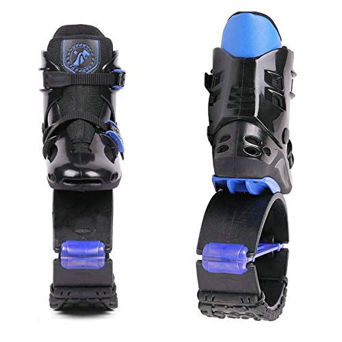 ZCOINS Unisex Kids Adults Anti-Gravity Running Boots Fitness Bounce Shoe Jumping Shoes 60-240 LBS. Black Blue - Thumbnail 7