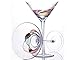 Hand Painted Martini Glasses by Sonoma Artisan, Set of 2. Ideal for Casual Entertaining, Unique Gift Idea, Romantic Night in, or Just Elevating Your Cocktail Enjoyment