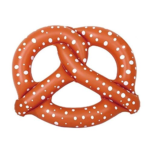 XuBa Swim Pool Floats Inflatable Air Mattress Circle Ring Buoy Kickboard Water Boat Summer Party Inflatable Donut Adult Toys Outdoor Brown
