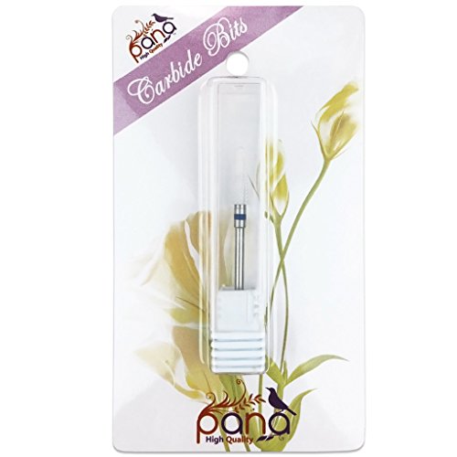 Pana Professional - Small Cone White Ceramic Bit 3/32" Shank Size - Nail Drill Bit for Dremel Machine