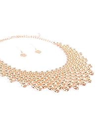 Yuhuan - Juego de collar y pendientes para mujer