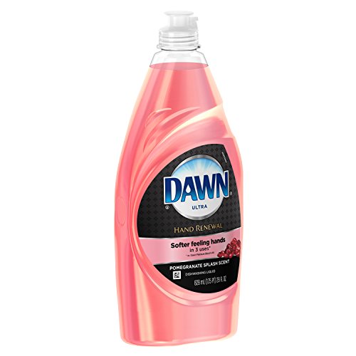 Dawn Dish Soap, Hand Renewal Dishwashing Liquid with Pomegranate Splash Scent, 28 oz