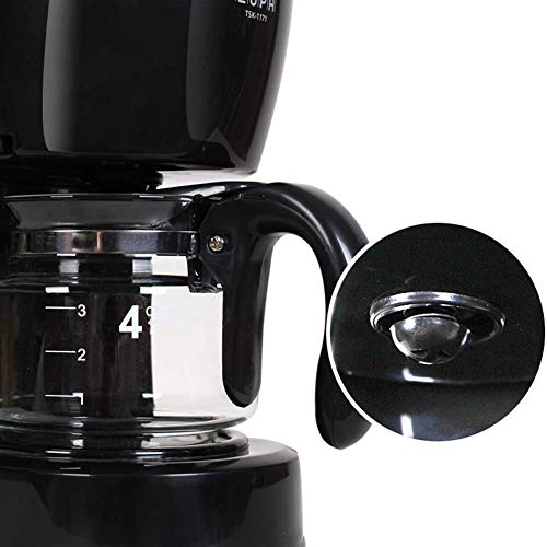 JSMY Filterkaffeemaschine-Schwarz/Automatisch Kleine amerikanische Kaffeemaschine/Filterkaffeemaschine mit… – Bild 3