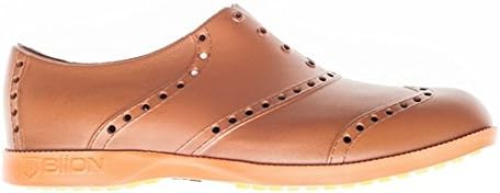 BIION Brights Spikeless Golf Shoes 2016 Brown/Bright Orange Medium Mens 4/Womens 6