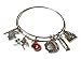Kit's Kiss Firefighter Bracelet Fireman Gift Fire Mom Wife Jewelry Fire Extinguisher Charm Firefighter Bangle Bracelet
