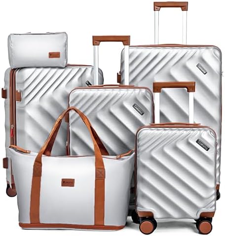Amazon.com | AAIVV Luggage 4 Piece Set Suitcase with TSA, Airline