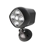 Motion Sensor Spotlight Anear Led Ultra Bright Wireless Weatherproof Spotlight with PIR Motion Triggered for Outdoor/Indoor Use, Battery Powered 500 Lumens