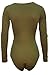 Prograce Women's Lace up Bandage Stretch Tight Bodysuit Jumpsuit Leotard