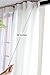 2 Pack 36 Inch Universal Drapery Pull Rod Invisible Clear Curtain Wand for Easier Opening and Back (Acrylic, 36