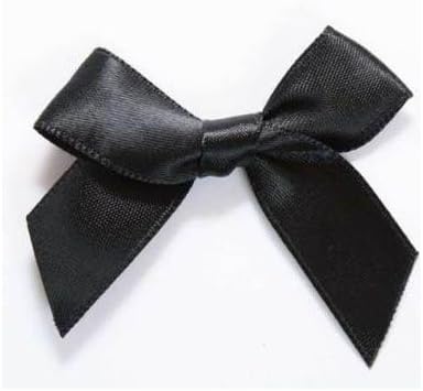 Lot De 10 X Noeud Ruban 15mm Appliques Mercerie Scrapbooking Noir Amazon Fr Cuisine Maison