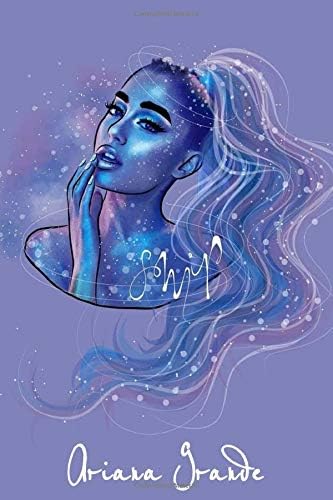 Ariana Grande Notebook : Great Notebook for School or as a Diary, Lined With 100 Pages, Journal, Notes and for Drawing