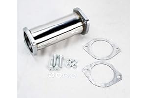 TUNERBITS 8" Cat Back Extension Exhaust Pipe for Nissan 350Z to Infiniti G35 2003-2008