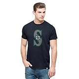 MLB Seattle Mariners Men's '47 All Pro Flanker Tee, X-Large, Fall Navy