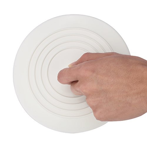 image for Kirecoo 2 Pack Bathtub Stopper, 6 Inches Large Silicone Tub Stopper, F