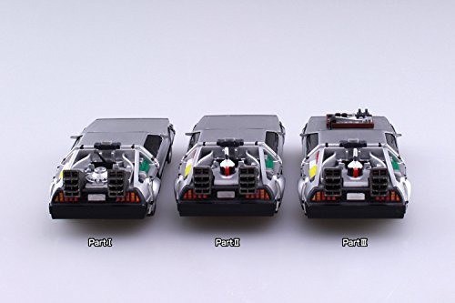 Aoshima Movie Mecha Series No.12 Back to the Future Pullback DeLorean Part.2 1/43 Scale Plastic Model kit