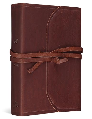 ESV Student Study Bible (Natural Leather, Brown, Flap with Strap): Holy Bible, English Standard Version