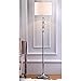 SAFAVIEH Lighting Collection Riga Clear Crystal/ Chrome 60-inch Living Room Bedroom Home Office Standing Floor Lamp (LED Bulb Included)